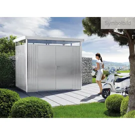 Biohort HighLine H2 2,75 x 1,95 m silber-metallic Doppeltür