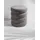 Blumtal Sitzhocker Bouclé 42 x 47 x 42 cm Grau