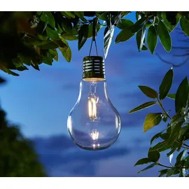 Dehner Solar-Glühbirnen, ca. Ø10/H17 cm, 5er-Set, transparent