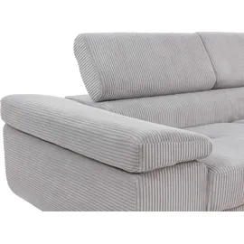 Mirjan24 Ecksofa Torezio Cord, mit Bettkasten und Schlaffunktion, Einstellbare Kopfstützen, 274x203x70-90 cm Wohnzimmer, Sofas & Couches, Wohnlandschaften, Ecksofas