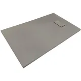 SANOTECHNIK Xxxl Duschtasse, Grau, Kunststoff, 120x80x2.6 cm, Antirutschbeschichtung, Badezimmer, Baden & Duschen, Duschtasse