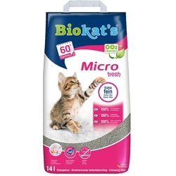 BIOKAT'S Micro Fresh Katzenstreu 14 l