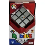 ThinkFun Rubiks Cube Metallic - Der Klassiker, der original Rubik's Zauberwürfel mit Metallic-Effekt. Das Sammlerobjekt für jeden Rubiks-Fan ab 8 Jahren.