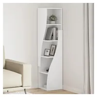 vidaXL Eckregal 32 x 32 x 140 cm Weiß