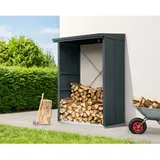 Hörmann Kaminholzregal Elegant Typ 1 112,7 x 102,5 x 198 cm anthrazitgrau