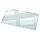 Tulup Tischplatte 100 x 50 cm Glas transparent