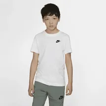 Nike Sportswear T-Shirt Kinder White/Black L