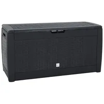vidaXL Gartentruhe 119 x 48 x 60 cm Anthrazit