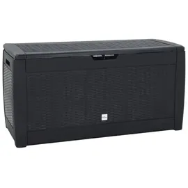vidaXL Gartentruhe 119 x 48 x 60 cm Anthrazit