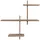 House Nordic Wandregal GAVI 15 x 55 x 60 cm Braun