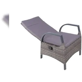 Garden Pleasure Hochlehner Almada 2er Set 58 x 65 x 113 cm grau 2 St.
