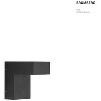 Brumberg LED-Wandanbauleuchte 230 V AC, 9 W, 3000K, grau BRUM-10106103