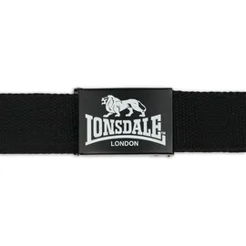 Lonsdale Gürtel Starbotton Polyester schwarz/weiß 130