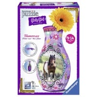 Ravensburger 3D Girly Girl Edition Blumenvase Pferde (12052)