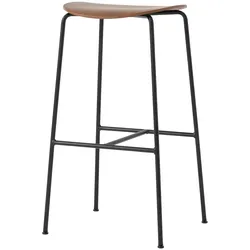 &Tradition Pavilion AV38 Barhocker, höhe 79 cm, walnuss lackiert