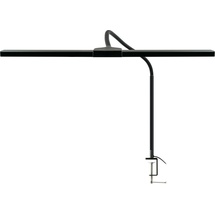 Schwaiger 658156 LED Schreibtischlampe Klemmlampe Büro-Leuchte Monitorlampe Bildschirmlicht Touchsensor Schwanenhals USB-Anschluss Schraubklammer
