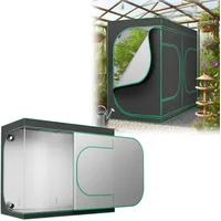 HENGMEI Grow Zelt Grow Tent für Pflanzen Zuchtzelt Gewächshaus Growschrank für Homegrow Indoor Anbauzelt Growroom Garten Anzucht Gemüse Kräuter Grow Schrank (240x120x200cm)