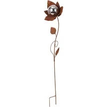 Harms Import Gartenstecker Dekofigur H 99,5 cm Bronze