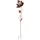 Harms Import Gartenstecker Dekofigur H 99,5 cm Bronze