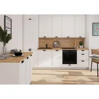 Feldmann-Küchen Küchenzeile LIVORNO 275 cm weiß