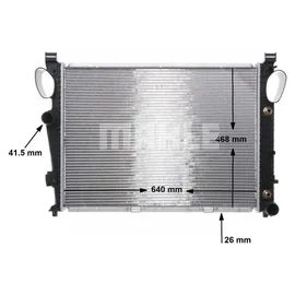 mahle CR 304 000S Kühler, Motorkühlung
