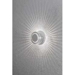 Konstsmide Monza dekorative Wandleuchte Aluminium LED 5W IP54 7932-310