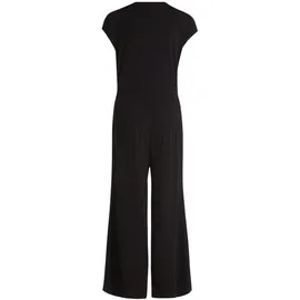 Vera Mont Overall VERA MONT "Damen in 7/8 Länge", Damen, Gr. 34, Normalgrößen, schwarz, Obermaterial: 95% Polyester, 5% Elasthan, figurumspielend, V-Ausschnitt, Overalls Overall, Muster