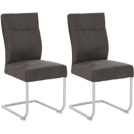 Niehoff Freischwinger Komfort 2 Stk. (anthrazit,