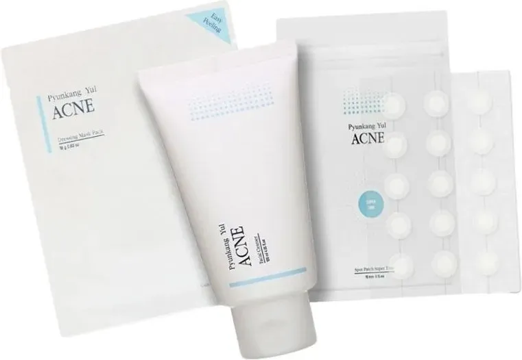 Pyunkang Yul ACNE SET (Facial Cleanser 120 ml + Spot Patch Super Thin 1 vnt + Dr