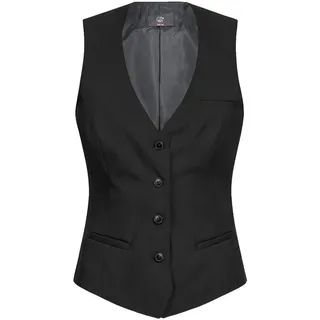 Greiff Corporate SIMPLE Damen Weste V-Neck Regular-Fit schwarz, 48 - 48