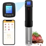 Inkbird Wlan Sous Vide Stick,ISV-100W Sous Vide Garer Eintauchthermostat,Wi-Fi-Steuerung, Präziser Temperatureinstellung 25 ° C bis 99 ° C,Timer für perfektes Garen