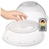 Hausfelder Mikrowellen Abdeckung 2er Set transparent