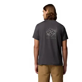 Columbia Parsons Point Kurzarm-T-Shirt Herren Schwarz/Schwarz XL