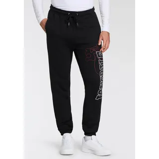 Lonsdale Dartford Jogginghose sportlich Schwarz 3XL