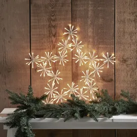 Star Trading Weihnachtsbeleuchtung, Stern Silhouette 'Flower, 200 ww LED