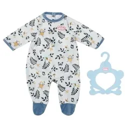 Baby Annabell Strampler blau Blätter 43cm