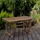 modfu Gartentisch 110 x 60 x 65 cm Beige