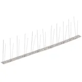 vidaXL 6-tlg. Taubenabwehr Spikes-Set Edelstahl 3 m