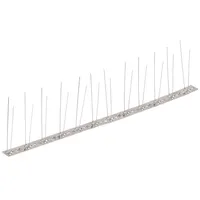 vidaXL 6-tlg. Taubenabwehr Spikes-Set Edelstahl 3 m