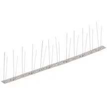 vidaXL 6-tlg. Taubenabwehr Spikes-Set Edelstahl 3 m