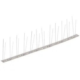 vidaXL 6-tlg. Taubenabwehr Spikes-Set Edelstahl 3 m