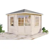 Alpholz Gartenhaus Monica-28 natur (L1.1.00074.0)
