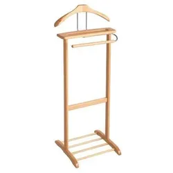Herrendiener MAWA "Valet Typ 1", beige (natur), B:44cm H:114cm T:36cm, Massivholz, Herrendiener