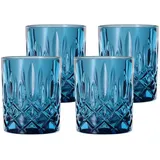Nachtmann Noblesse Vintage Whiskybecher 4er Set Blue