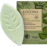 Logona Feste Spülung für natürlich gesundes Haar, Conditioner Bar mit veganer Formel aus Bio Hanf und Bio Brennnessel, 1 x 60 g
