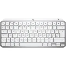 Logitech MX Keys Mini for Business Pale Gray, weiß/grau, LEDs weiß, Logi Bolt, USB/Bluetooth, ND (920-010605)