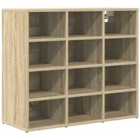 VidaXL Schuhschrank Sonoma Eiche 77,5 x 30 x 67