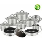 DMS Edelstahl Topf-Set 15-tlg.