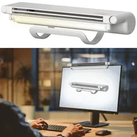 Sichler Haushaltsgeräte 2in1-LED-Leuchte mit Ventilator, CCT-LEDs, Akkubetrieb, 3-stufig
