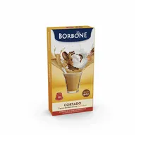 Caffè Borbone Kaffee Cortado, 10 Kapseln, Kompatibel mit dem Nespresso-Kapselsystem*